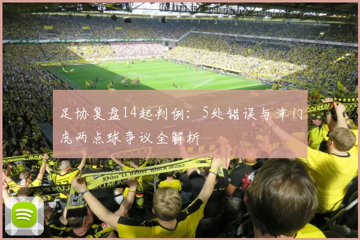 足协复盘14起判例:5处错误与津门虎两点球争议全解析